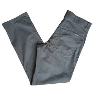 Columbia Gray Regular Fit Pants Men 32x32 Stretch Outdoors Hiking Comfort Casual